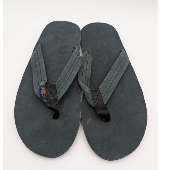 Rainbow 301ALTS Men's Flip Flop Sandals Premier Leather Blue 3X-Large US13.5-15 - Picture 9 of 12